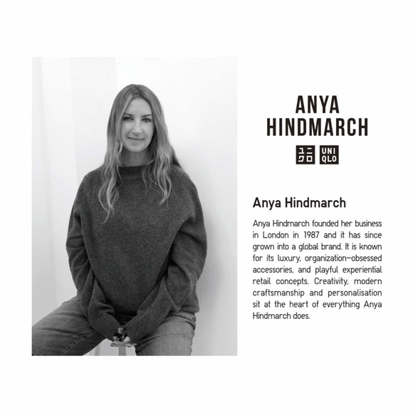 [NEW] ANYA HINDMARCH x UNIQLO LIMITED EDITION HEATTECH KNITTED STOLE 🧣 - Picture 2 of 5